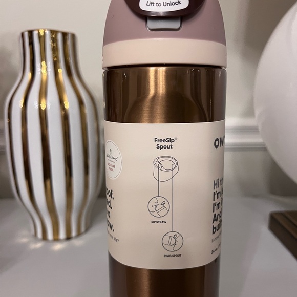 Owala Hearth & Hand Copper Bells 24oz FreeSip Limited Edition Exclusive - Picture 3 of 4